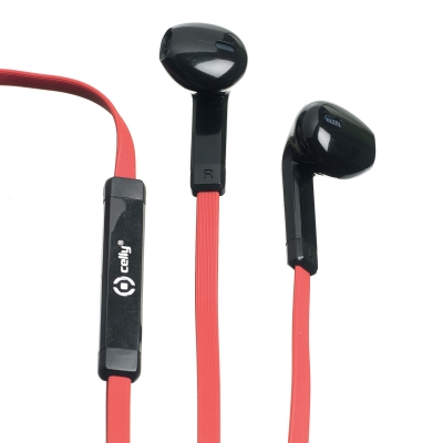 Ακουστικά με mic Celly Premium για smartphones HSP03 Red Ακουστικά με mic Celly Premium για smartphones HSP03 Red